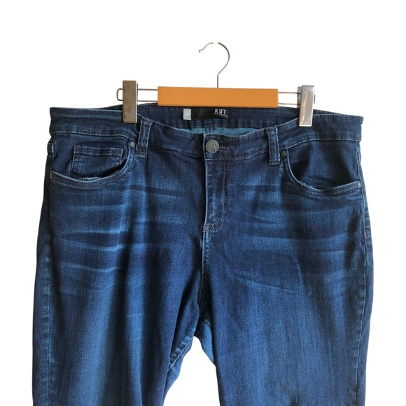 Kut from the Kloth Connie Ankle Skinny Jeans Size 18 Blue - Picture 3 of 13